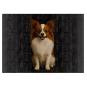 Black 4 Luxe Glass board Refined Papillon Snijplank (Voorkant)