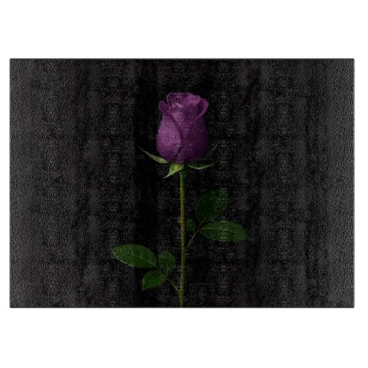 Black 4 Luxe Glass board Royal Violet Rose Snijplank (Voorkant)