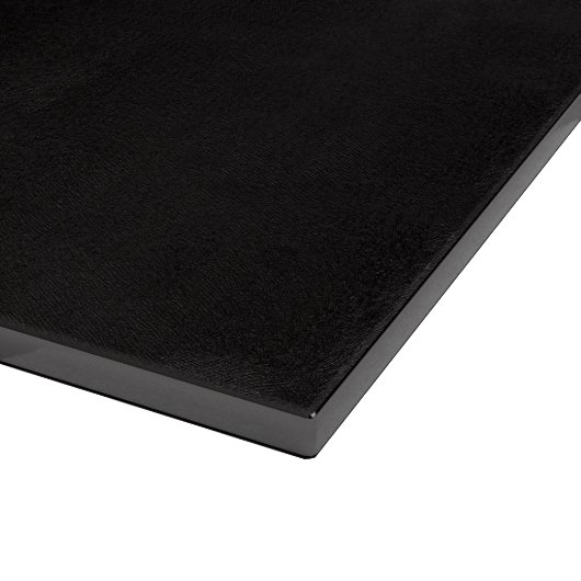 Black 4 Luxe Glass cutting board Classy Basenji Snijplank (Hoek)