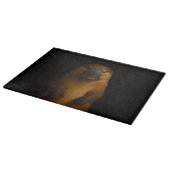 Black 4 Luxe Glass cutting board Elegant Platypus Snijplank (Hoek)
