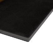 Black 4 Luxe Glass cutting board Elegant Platypus Snijplank (Hoek)