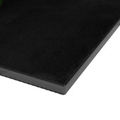 Black 4 Luxe Glass cutting board Pure White Rose Snijplank (Hoek)