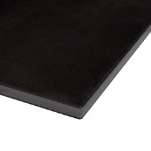 Black 4 Luxe Glass cutting board Stylish Ermine Snijplank (Hoek)
