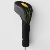 Black 4 Luxe Golf Driver Cover, Golden Tulip Golfheadcover (Schuin)