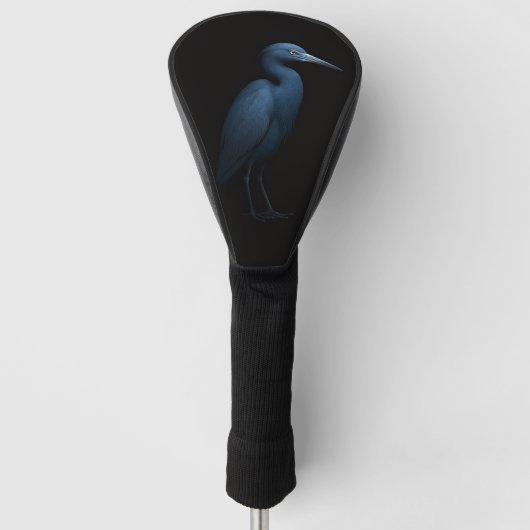 Black 4 Luxe Golf Driver Cover, Little Blue Heron Golfheadcover (Voorkant)