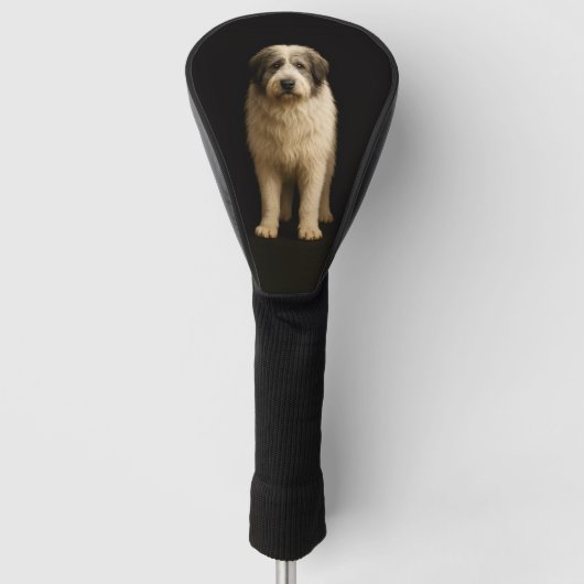 Black 4 Luxe Golf Driver Cover, Mioritic Shepherd Golfheadcover (Voorkant)