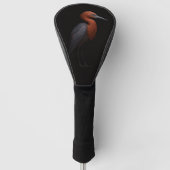 Black 4 Luxe Golf Driver Cover, Reddish Egret Golfheadcover (Voorkant)