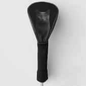 Black 4 Luxe Golf Driver Cover, Russian Blue Cat Golfheadcover (Voorkant)