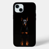 Black 4 Luxe, Guardian Doberman iPhone 15 Plus Case-Mate iPhone Case (Achterkant)
