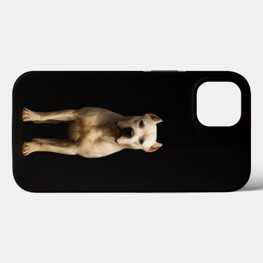 Black 4 Luxe iPhone 13, Bold Dogo Argentino Case-Mate iPhone Case (Achterkant (horizontaal))