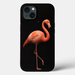 Black 4 Luxe iPhone 13 Case, Pink Flamingo Case-Mate iPhone Case