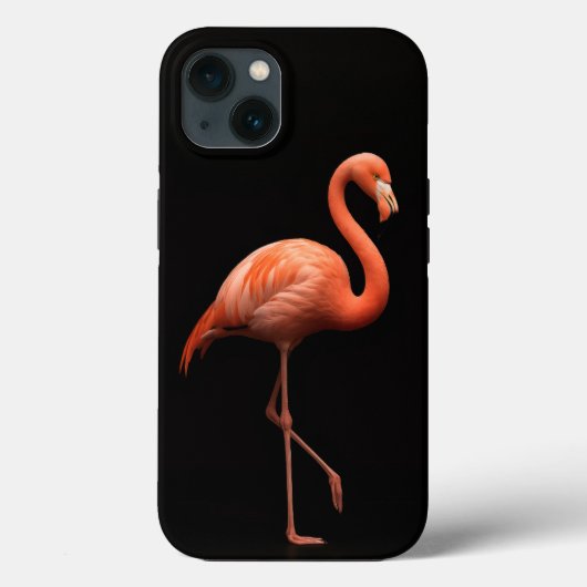 Black 4 Luxe iPhone 13 Case, Pink Flamingo Case-Mate iPhone Case (Achterkant)