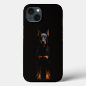 Black 4 Luxe iPhone 13, Guardian Doberman Case-Mate iPhone Case (Achterkant)