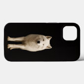 Black 4 Luxe iPhone 13, Ivory Arctic Wolf Case-Mate iPhone Case (Achterkant (horizontaal))