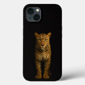 Black 4 Luxe iPhone 13, Majestic Leopard Case-Mate iPhone Case (Achterkant)
