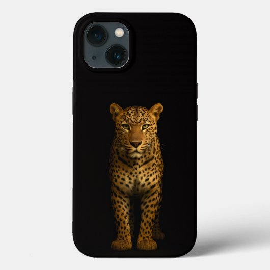 Black 4 Luxe iPhone 13, Majestic Leopard Case-Mate iPhone Case (Achterkant)