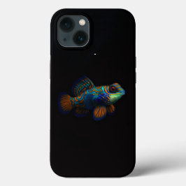 Black 4 Luxe iPhone 13,  Mandarin Dragonet Fish Case-Mate iPhone Case