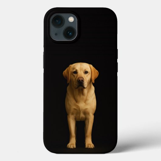 Black 4 Luxe iPhone 13, Minimalist Labrador Case-Mate iPhone Case (Achterkant)