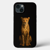 Black 4 Luxe iPhone 13, Sleek Cheetah Case-Mate iPhone Case (Achterkant)