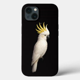Black 4 Luxe iPhone 13, Sulphur Crested Cockatoo Case-Mate iPhone Case