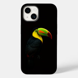 Black 4 Luxe iPhone 14 Case, Keel Billed Tucan Case-Mate iPhone 14 Hoesje