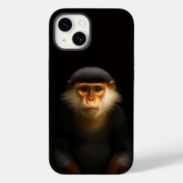 Black 4 Luxe iPhone 14 Case-Mate, Red Douc Langur Case-Mate iPhone 14 Hoesje