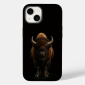 Black 4 Luxe iPhone 14 Mate, American Bison Case-Mate iPhone Case (Achterkant)