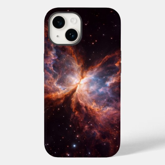 Black 4 Luxe iPhone 14 Mate, Butterfly Nebula Case-Mate iPhone Case (Achterkant)