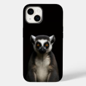 Black 4 Luxe iPhone 14 Mate, Gentle Lemur Case-Mate iPhone Case (Achterkant)