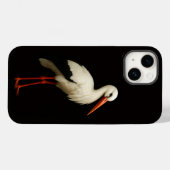 Black 4 Luxe iPhone 14 Mate, Graceful Stork Case-Mate iPhone Case (Achterkant (horizontaal))