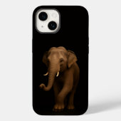 Black 4 Luxe iPhone 14 Mate, Indian Elephant Case-Mate iPhone Case (Achterkant)