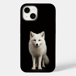 Black 4 Luxe iPhone 14 Mate, Ivory Arctic Fox Case-Mate iPhone 14 Hoesje