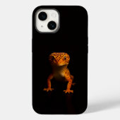 Black 4 Luxe iPhone 14 Mate, Leopard Gecko Case-Mate iPhone Case (Achterkant)