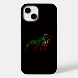 Black 4 Luxe iPhone 14 Mate, Mantis Shrimp Case-Mate iPhone 14 Hoesje