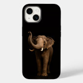 Black 4 Luxe iPhone 14 Mate, Mighty Elephant Case-Mate iPhone Case (Achterkant)