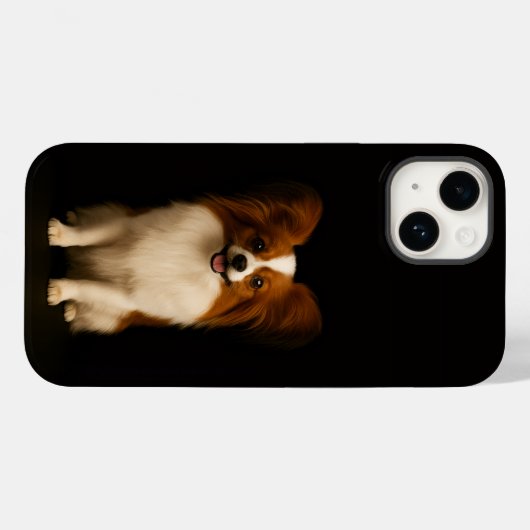 Black 4 Luxe iPhone 14 Mate, Refined Papillon Case-Mate iPhone Case (Achterkant (horizontaal))