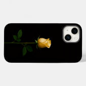 Black 4 Luxe iPhone 14 Mate, Sunlit Yellow Rose Case-Mate iPhone Case (Achterkant (horizontaal))