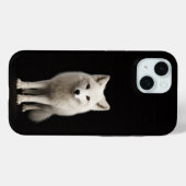 Black 4 Luxe iPhone 15 Case, Ivory Arctic Fox Case-Mate iPhone Case (Achterkant (horizontaal))