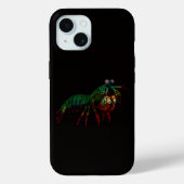 Black 4 Luxe iPhone 15 Case, Mantis Shrimp Case-Mate iPhone Case (Achterkant)