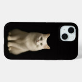 Black 4 Luxe iPhone 15 Case-Mate, Angora Cat Case-Mate iPhone Case (Achterkant (horizontaal))