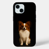 Black 4 Luxe iPhone 15 Case, Refined Papillon Case-Mate iPhone Case (Achterkant)