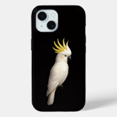 Black 4 Luxe iPhone 15 Mate, Crested Cockatoo Case-Mate iPhone Case (Achterkant)