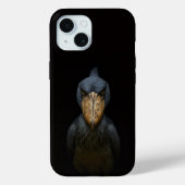 Black 4 Luxe iPhone 15 Mate, Shoebill Bird Case-Mate iPhone Case (Achterkant)
