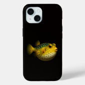 Black 4 Luxe iPhone 15 Mate, Yellow Putterfish Case-Mate iPhone Case (Achterkant)
