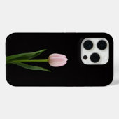 Black 4 Luxe iPhone 15 Pro Blush Pink Tulip Case-Mate iPhone Case (Achterkant (horizontaal))
