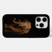 Black 4 Luxe iPhone 15 Pro Mate, Indian Elephant Case-Mate iPhone Case (Achterkant (horizontaal))
