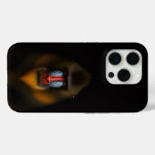 Black 4 Luxe iPhone 15 Pro Mate, Mandrill Monkey Case-Mate iPhone Case (Achterkant (horizontaal))