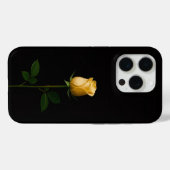 Black 4 Luxe iPhone 15 Pro Mate Sunlit Yellow Rose Case-Mate iPhone Case (Achterkant (horizontaal))