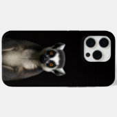 Black 4 Luxe iPhone 15 Pro Max, Gentle Lemur Case-Mate iPhone Case (Achterkant (horizontaal))