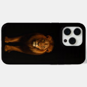 Black 4 Luxe iPhone 15 Pro Max, Majestic Lion Case-Mate iPhone Case (Achterkant (horizontaal))